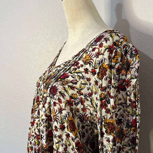 Jane and Delancey Large Floral Print Long Sleeve Blouse Size large - Picture 6 of 11